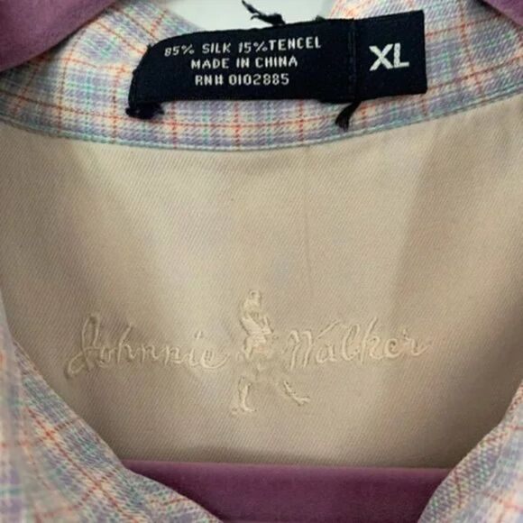 Johnny Walker Men’s Silk Blend Shirt size XL - Picture 5 of 6